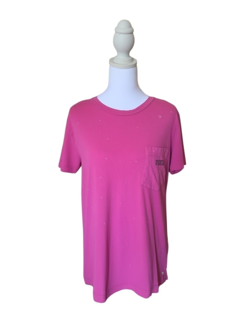 PINK Victoria's Secret Bright Pink 'Kinder to the Planet' Tee